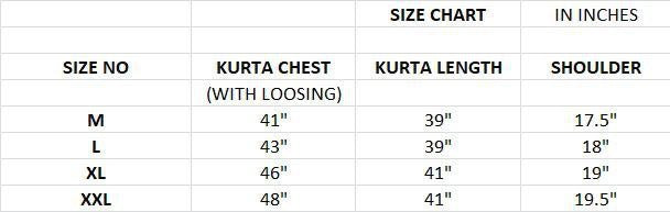 Cross button Kurta Pyjama