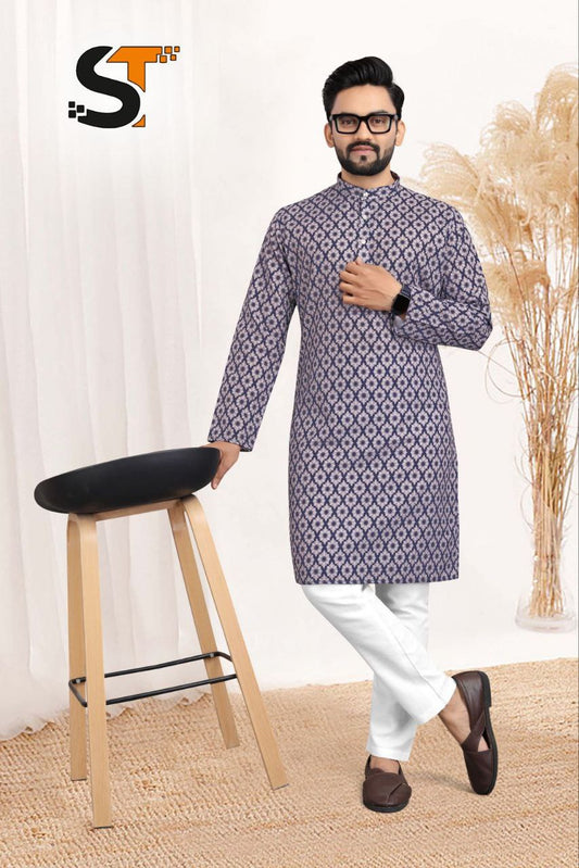 Manyawar print kurta