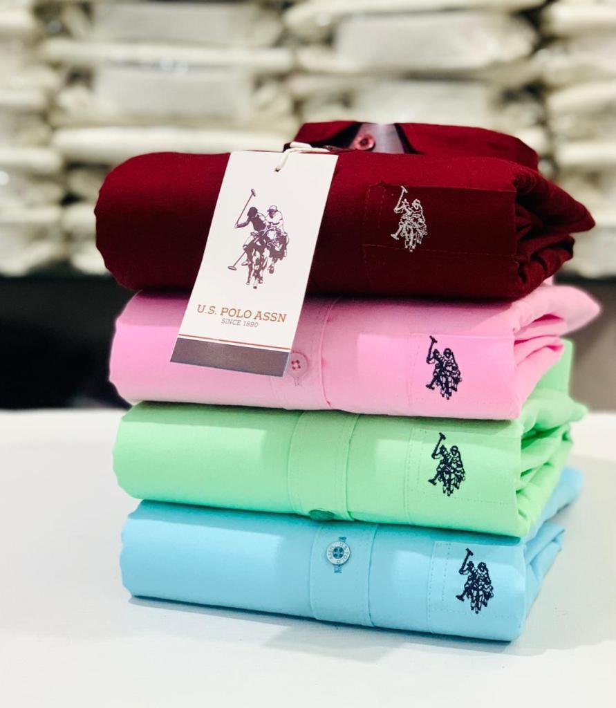 STUFF PURE COTTON US POLO SHIRT