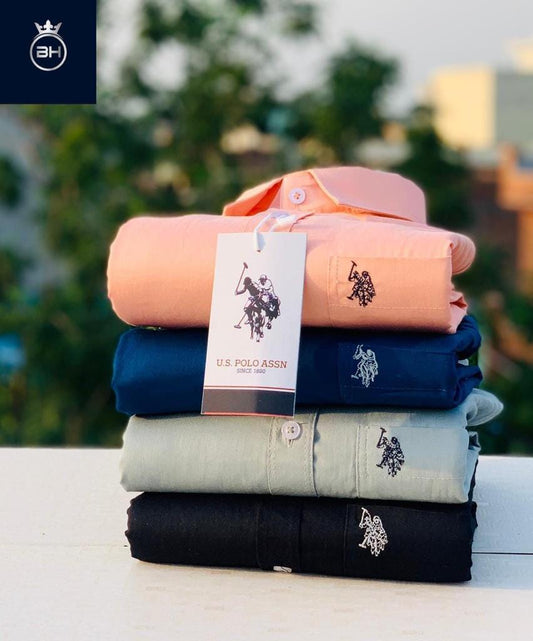 STUFF PURE COTTON US POLO SHIRT